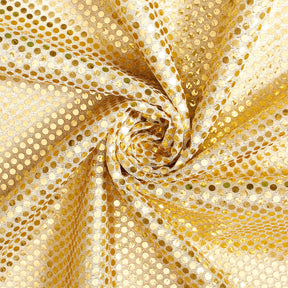 American Trans Knit Confetti Dot Sequins Fabric SV571599 Gold / Silver 1