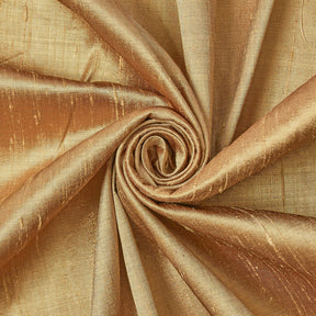 Silk Dupioni (54 inch) Fabric SV573564 Gold / Brown Image A2