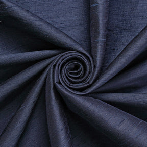 Silk Dupioni (54 inch) Fabric SV573569 Navy Blue / Navy Blue Image A2