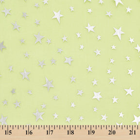 Crystal Organza Printed Fabric SV573709 Apple Green 3