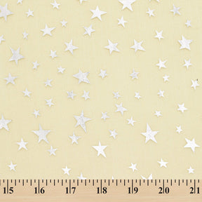 Crystal Organza Printed Fabric SV573710 Yellow 3