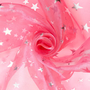 Crystal Organza Printed Fabric SV573712 Fuchsia 2