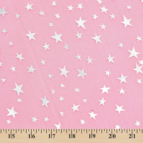 Crystal Organza Printed Fabric SV573712 Fuchsia 3