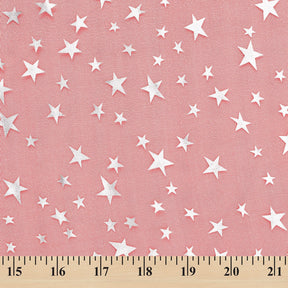 Crystal Organza Printed Fabric SV573713 Red 3