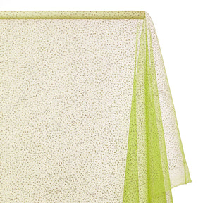 Sparkle Glitter Tulle Fabric SV573737 Apple Green 2