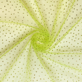 Sparkle Glitter Tulle Fabric SV573737 Apple Green 1