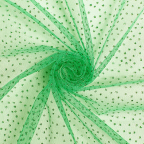 Sparkle Glitter Tulle Fabric SV573739 Kelly Green 1