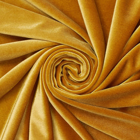 Stretch Velvet Fabric SV573768 Mustard Image A2