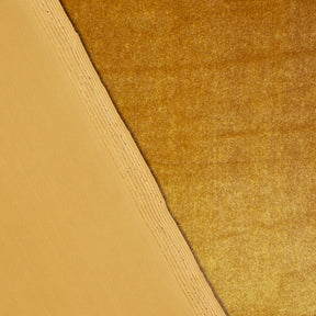 Stretch Velvet Fabric SV573768 Mustard Image A5