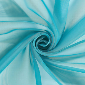 Sheer Voile 118 Inch Fire Retardant Fabric SV573772 Turquoise A2
