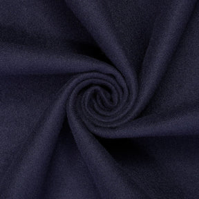 Brushed Polyester Wool Coating Fabric SV573840 Navy Blue A2
