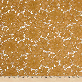 Florence Stretch Lace Fabric SV573863 Gold Image A9