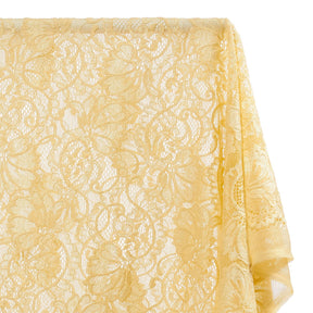 Victoria Stretch Lace Fabric SV573871 Maize A1