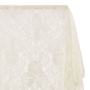Victoria Stretch Lace Fabric SV573872 Off White A1