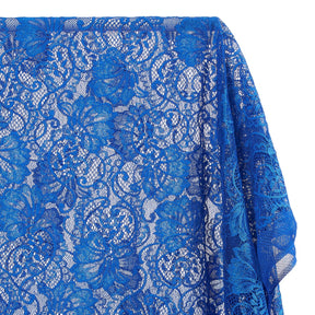 Victoria Stretch Lace Fabric SV573874 Royal Blue A1