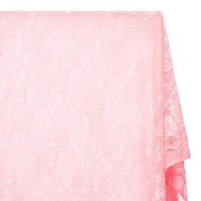 Victoria Stretch Lace Fabric SV573881 Pink A1