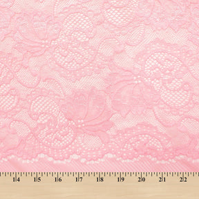 Victoria Stretch Lace Fabric SV573881 Pink A9
