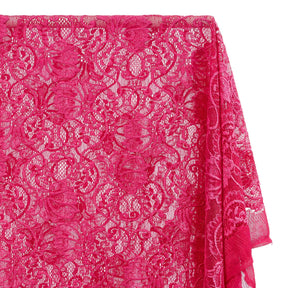 Victoria Stretch Lace Fabric SV573888 Fuchsia A1