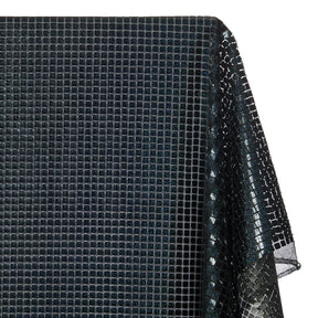 Hologram Square Sequins Fabric SV573890 Black 2