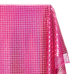Hologram Square Sequins Fabric SV573892 Fuchsia 2
