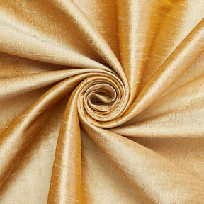 Silk Dupioni (54 inch) Fabric SV574017 Gold / Light Gold Image A2
