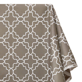 Ottertex Waterproof Canvas Trellis Print Fabric SV574343 Grey Image A1