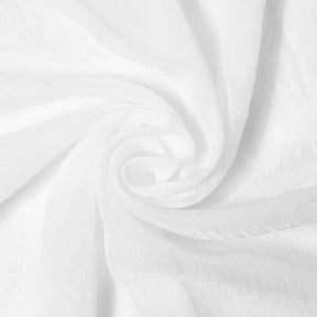 Crushed Voile 110 Inch Fabric SV574553 White A2