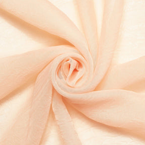 Crushed Voile 110 Inch Fabric SV574563 Peach A2