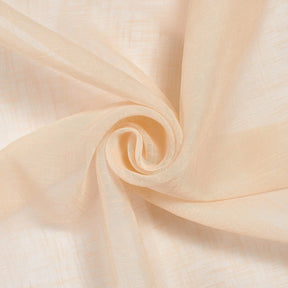 Gasa Linen Sheer Voile Fabric SV574646 Peach 1