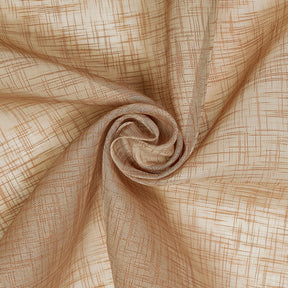 Gasa Linen Sheer Voile Fabric SV574649 Camel 1