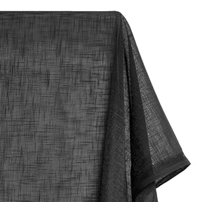 Gasa Linen Sheer Voile Fabric SV574653 Black 2