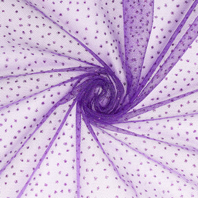 Sparkle Glitter Tulle Fabric SV574685 Purple 1
