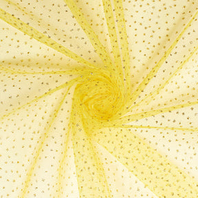Sparkle Glitter Tulle Fabric SV574686 Yellow 1