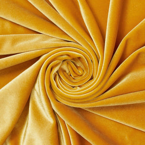 Stretch Velvet Fabric SV574700 Gold Image A2