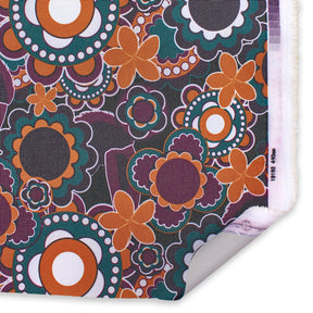 Ottertex Waterproof Canvas Paradise Print Fabric SV574751 Orange Image A5
