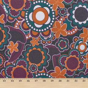 Ottertex Waterproof Canvas Paradise Print Fabric SV574751 Orange Image A9