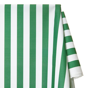 Ottertex Waterproof Canvas Stripes Print Fabric SV575435 - Green Image A1