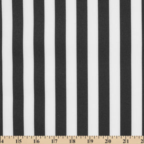 Ottertex Waterproof Canvas Slim Stripes Print Fabric SV575441 Silm Stripes Print - Black Image A9