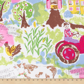 Cotton Flannel Printed Fabric SV575617 3