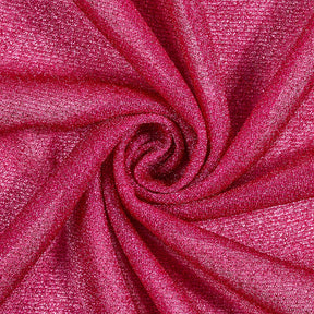 Metallic Lurex Jersey Knit Fabric SV575841 Fuchsia 1