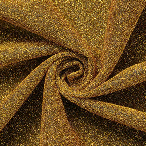 Metallic Lurex Jersey Knit Fabric SV575845 Gold / Black 1