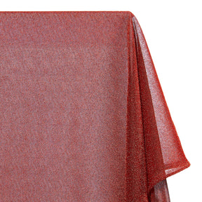 Metallic Lurex Jersey Knit Fabric SV575847 Red 2