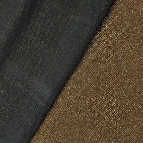 Shiny Metallic Moonlight On Interlock Fabrics SV575852 Yellow On Black 3