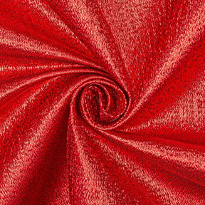 Metallic Foil Brocade Fabric SV576282 Red 1