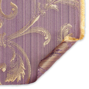 Extra Wide Vine Upholstery Jacquard Fabric SV576832 1 Lilac / Gold 3
