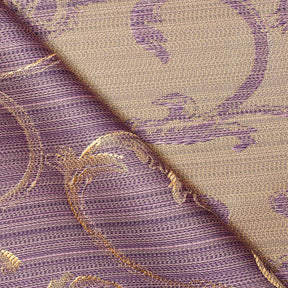 Extra Wide Vine Upholstery Jacquard Fabric SV576832 1 Lilac / Gold 4