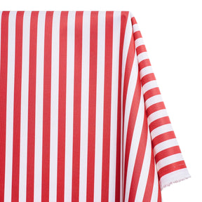 Ottertex Waterproof Canvas Slim Stripes Print Fabric SV576841 Silm Stripes Print - Red Image A1