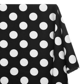 Extra Large Polka Dot Cotton Poplin Fabric 58 60 Inch SV576928 Black / White A1