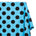 Extra Large Polka Dot Cotton Poplin Fabric 58 60 Inch SV576929 Turquoise / Black A1