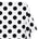 Extra Large Polka Dot Cotton Poplin Fabric 58 60 Inch SV576936 White / Black A1